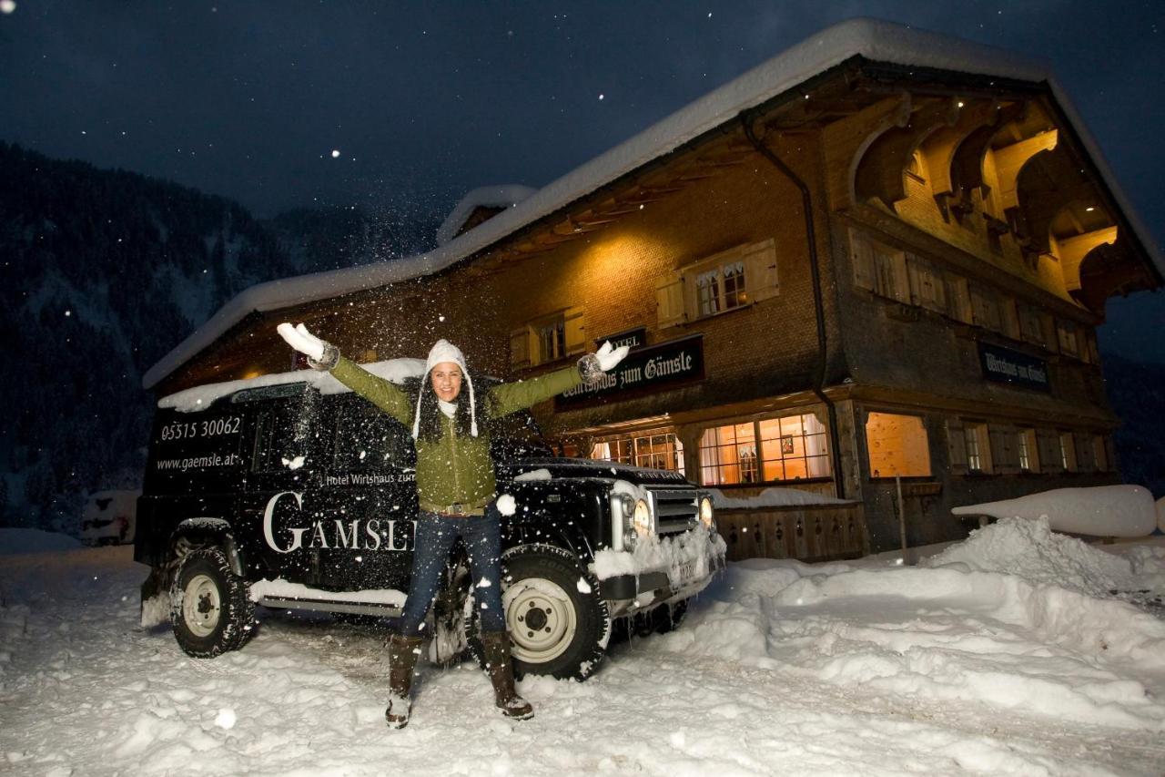 Gaemsle Hotel, Wirtshaus & Mehr Schoppernau Extérieur photo